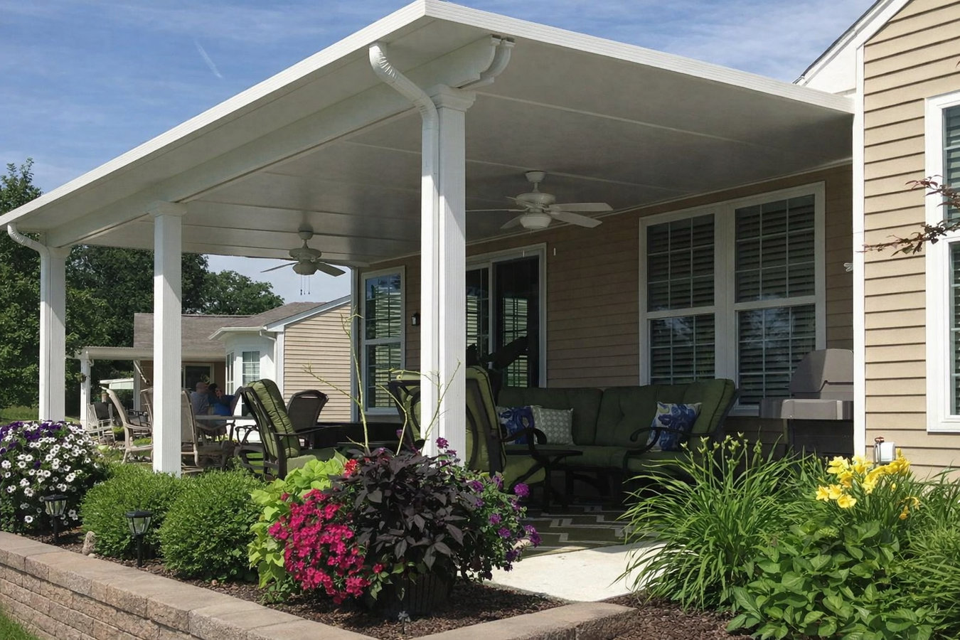 Patio cover installation
